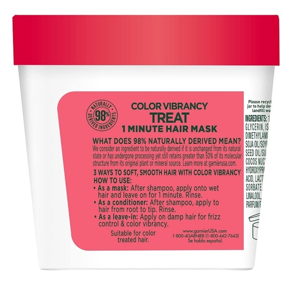 Garnier Fructis Goji extract 1 minute hair mask Set of two - Picture 2 of 6